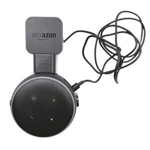 Amazon Echo Dot (3rd Gen) Smart Speaker w/ Mount Genie Wall Mount Tested Working